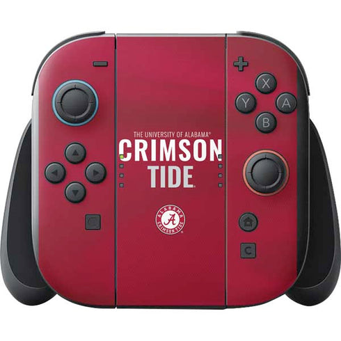 University of Alabama Crimson Pride Nintendo Switch 2 (2025) with Joy-Con Skin